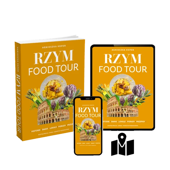 Książka, e-book i mapa „Rzym Food Tour”